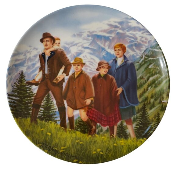 Vintage 1987 The Sound of Music Climb Ev’ry Mountain Plate Edwin M Knowles - Picture 1 of 6